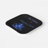 Lunar Moth Magical Wedding Pappteller (Gewinkelt)