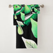 Lunar Moth Nacht Badhandtuch Set (Insitu)