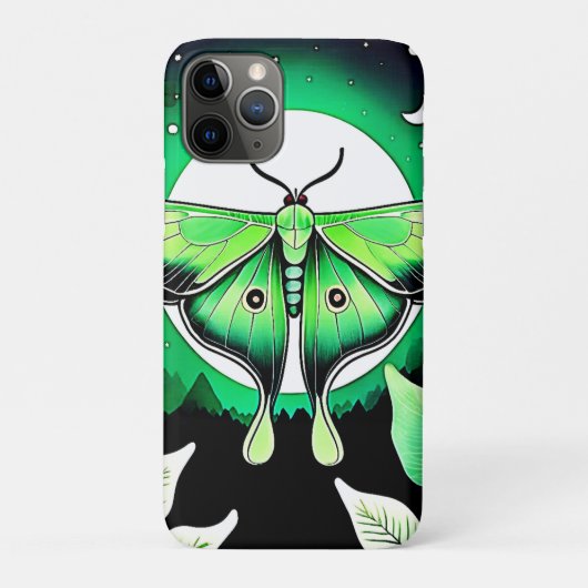 Lunar Moth Nacht Case-Mate iPhone Hülle (Rückseite)