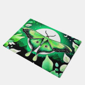 Lunar Moth Nacht Fußmatte (Schrägansicht)