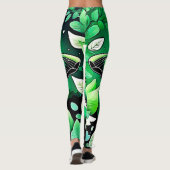 Lunar Moth Nacht Leggings (Rückseite)