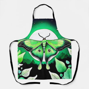 Lunar Moth Nacht Schürze