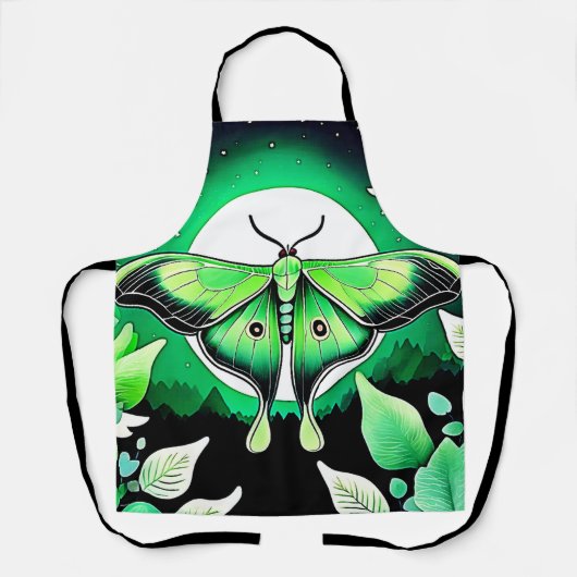 Lunar Moth Nacht Schürze (Vorderseite)