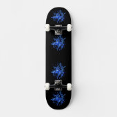 Lunar Moths Girls Skateboard (Vorderseite)