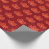 Lunar neues Jahr des Drachen chinesisches Luxusgol Geschenkpapier (Ecke)