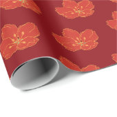 Lunar neues Jahr des Drachen chinesisches Luxusgol Geschenkpapier (Rolleneckpunkt)