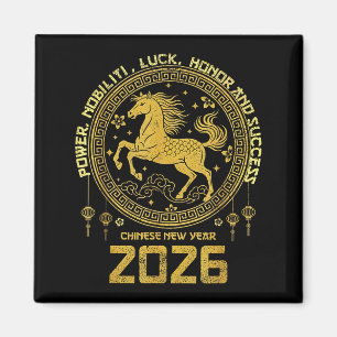 Lunar Neujahr 2026 Zodiakus Pferd Kollektion Magnet