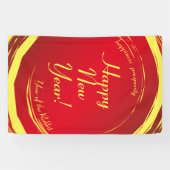 Lunar Neujahr Glück Wohlstand Harmonie Banner (Horizontal)