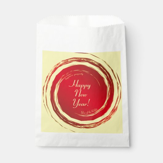 Lunar Neujahr Glück Wohlstand Harmonie Geschenktütchen (Vorderseite)