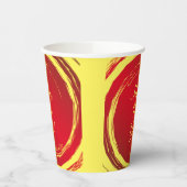 Lunar Neujahr Glück Wohlstand Harmonie Pappbecher (Links)