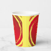 Lunar Neujahr Glück Wohlstand Harmonie Pappbecher (Rechts)