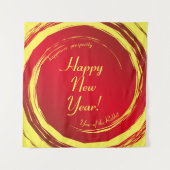 Lunar Neujahr Glück Wohlstand Harmonie Wandteppich (Vorderseite)