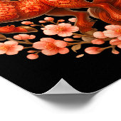 Lunar Neujahr glücklich Chinesisch Neues Jahr des  Poster (Ecke)