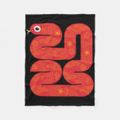 Lunar New Year 2025 - Year Of The Snake Fleecedecke (Vorderseite)
