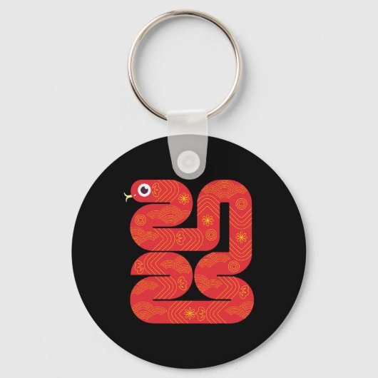 Lunar New Year 2025 - Year Of The Snake  Schlüsselanhänger (Vorderseite)