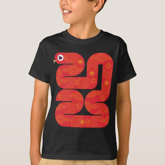Lunar New Year 2025 - Year Of The Snake T-Shirt (Vorderseite)
