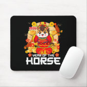 Lunar New Year 2026 Year Of The Horse Chinese New Mousepad (Mit Mouse)