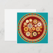 Lunar New Year Grußkarte Kantonesisch Feiertagskarte (Vorne/Hinten)