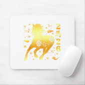 Lunar New Year Happy Chinese New Year Of The Horse Mousepad (Mit Mouse)