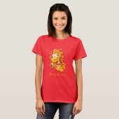Lunar New Year Horse: Lucky Gold Horse T-Shirt (Vorne ganz)