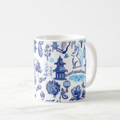 Lunar New Year Rabbit Chinoiserie Tasse (VorderseiteRechts)