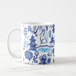 Lunar New Year Rabbit Chinoiserie Tasse
