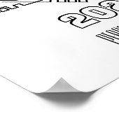 Lunar New Year Rabbit Coloring Poster (Ecke)