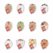 Lunar New Year - Red Packet Fortune Aufkleber (Vorderseite)