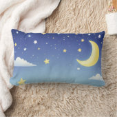 Lunar Night Sky Cushion Lendenkissen (Decke)