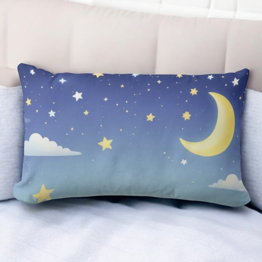 Lunar Night Sky Cushion Lendenkissen