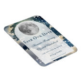 Lunar Night Sky Save the Date Magnet (Rechte Seite)