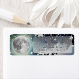 Lunar Night Sky Wedding Address