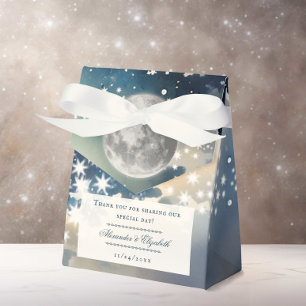 Lunar Night Sky Wedding Geschenkschachtel