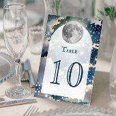 Lunar Night Sky Wedding Tischnummer