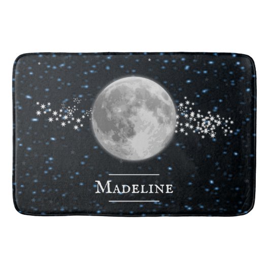 Lunar Personalisiert Bath Mat Badematte (Vorderseite)