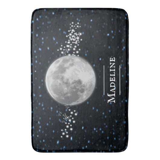 Lunar Personalisiert Bath Mat Badematte (Vorderseite Vertikal)