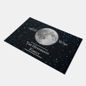Lunar Personalisiert Doormat Fußmatte (Schrägansicht)
