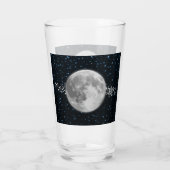 Lunar Personalisiert Glass Cup Glas (Rückseite)