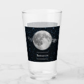 Lunar Personalisiert Glass Cup Glas (Vorderseite)
