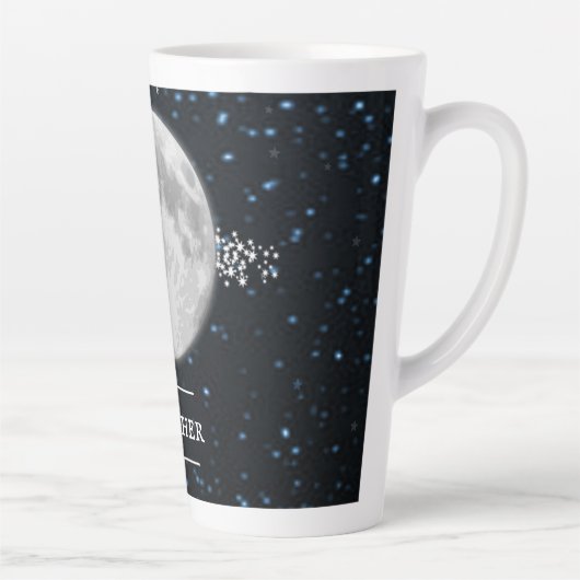 Lunar Personalisiert Latte Tasse (Rechts)