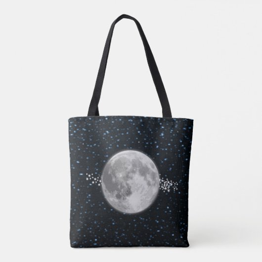Lunar Personalisiert Tote Bag Tasche (Rückseite)