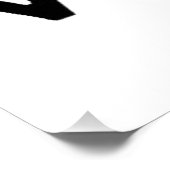 Lunar Phases Typography / Tipografia das Fases Lun Poster (Ecke)