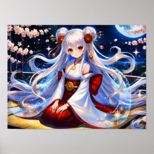Lunar Princess Under Cheroms Poster