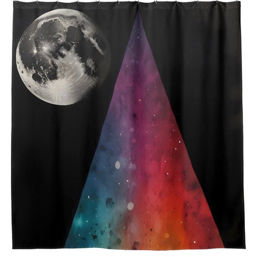 Lunar Prism Duschvorhang (Vorderseite)