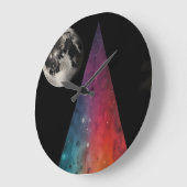 Lunar Prism Große Wanduhr (Winkel)