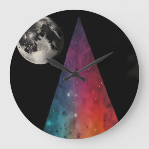 Lunar Prism Große Wanduhr