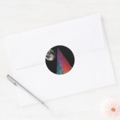 Lunar Prism Runder Aufkleber (Umschlag)