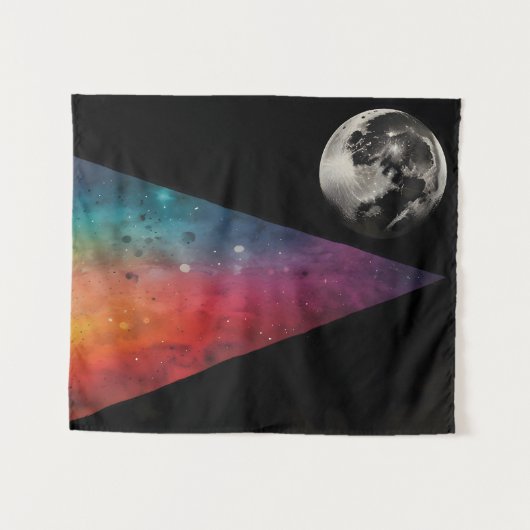 Lunar Prism Wandteppich (Vorderseite (Horizontal))
