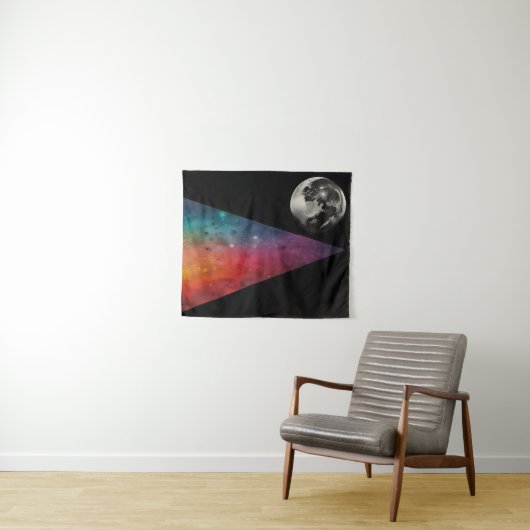Lunar Prism Wandteppich (Beispiel (Horizontal))