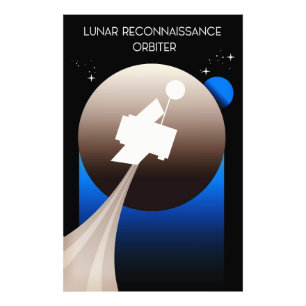 Lunar Reconnaissance Orbiter Weltraumkunst Fotodruck